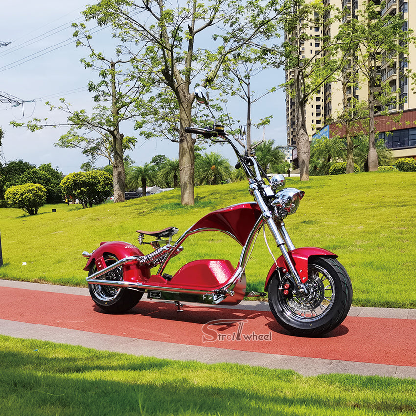 M1PS Mangosteen Citycoco Scooter 2000W 60V 50AH Chopper Electric Motorcycle EEC COC Approved