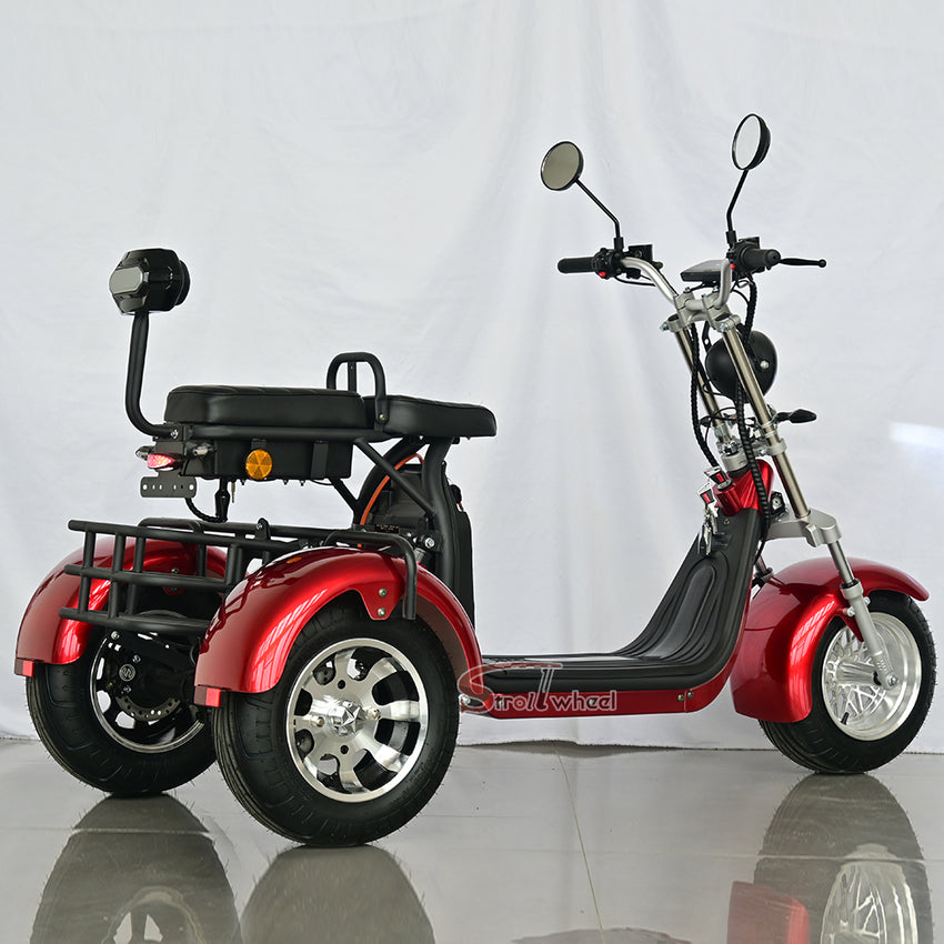 Germany Warehouse CP-3 2000W 60V 20Ah+20Ah Tricycle Citycoco Scooter
