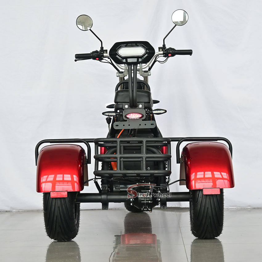 Germany Warehouse CP-3 2000W 60V 20Ah+20Ah Tricycle Citycoco Scooter