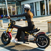 EU Stock M8S 4000W 72V 35AH Battery 2 Wheel Citycoco Chopper Max Speed 80km/h