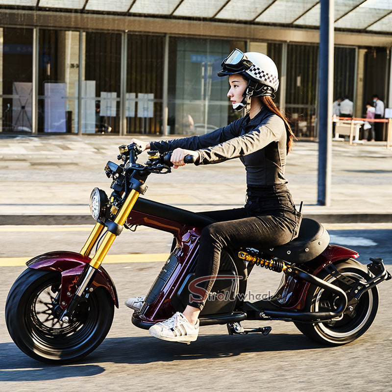 EU Stock M8S 4000W 72V 35AH Battery 2 Wheel Citycoco Chopper Max Speed 80km/h