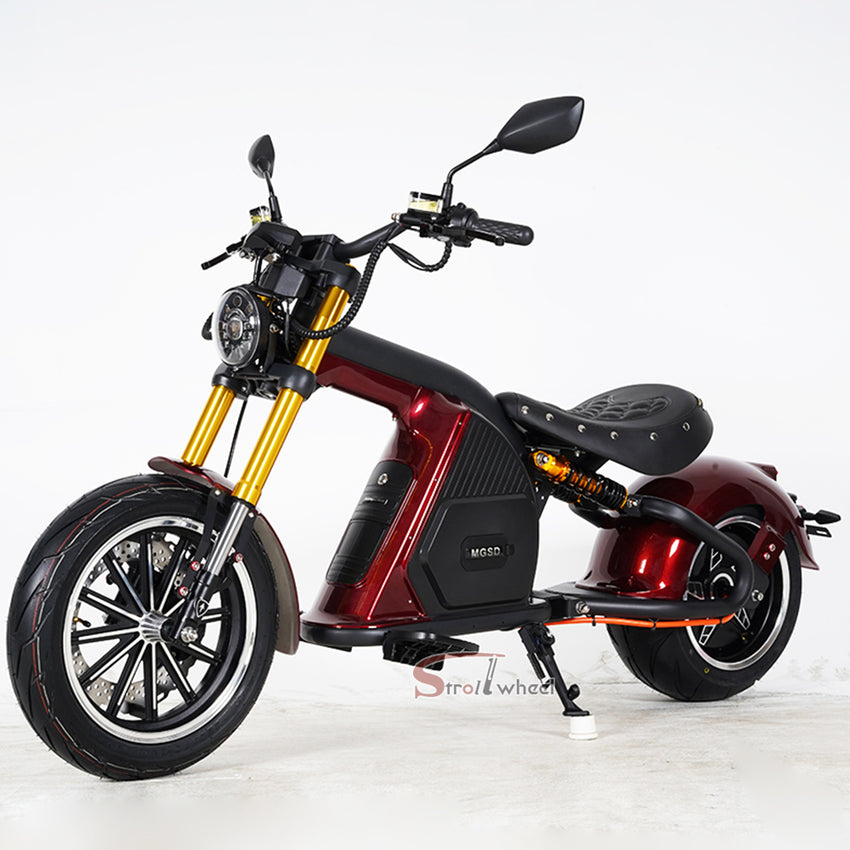 EU Stock Mangosteen M8S 2 Wheel 4000W 72V 35AH Battery Citycoco Chopper Max Speed 80km/h