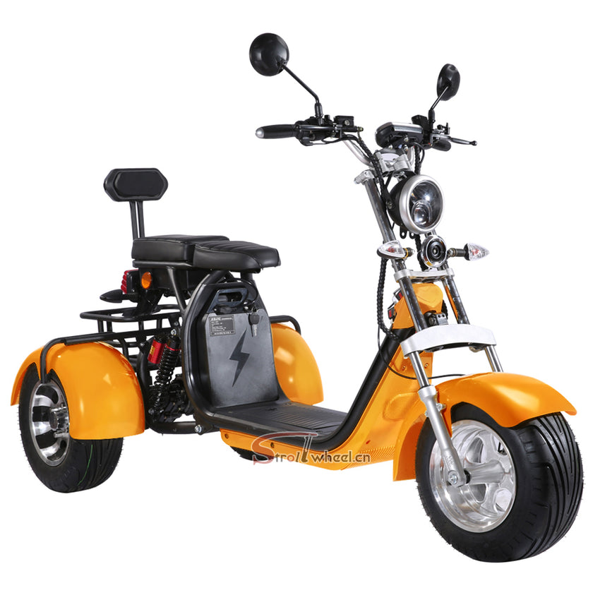 CP-3 2000W Motor 60V 12AH Battery Electric Tricycle Citycoco