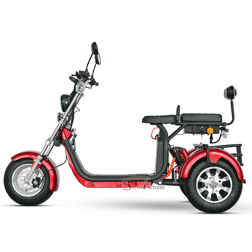Germany Warehouse CP-3 2000W 60V 20Ah+20Ah Tricycle Citycoco Scooter