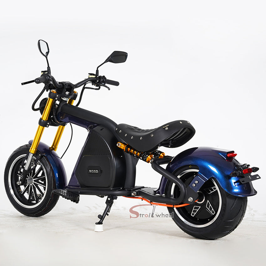 EU Stock Mangosteen M8S 2 Wheel 4000W 72V 35AH Battery Citycoco Chopper Max Speed 80km/h