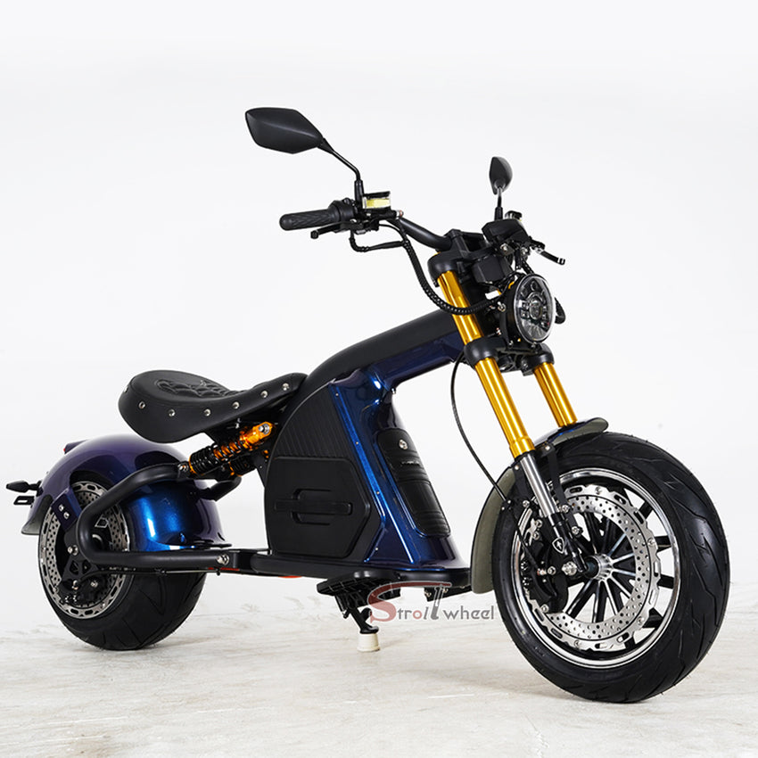 EU Stock Mangosteen M8S 2 Wheel 4000W 72V 35AH Battery Citycoco Chopper Max Speed 80km/h