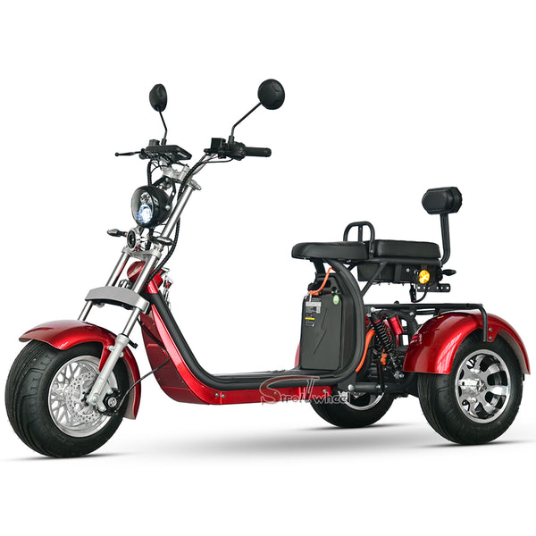 Germany Warehouse CP-3 2000W 60V 20Ah+20Ah Tricycle Citycoco Scooter