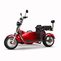 ES1004Max Citycoco 2000W 60V 12Ah Battery 3 Wheel Electric Tricycle With Sider Car Chopper Scooter Motorcycle