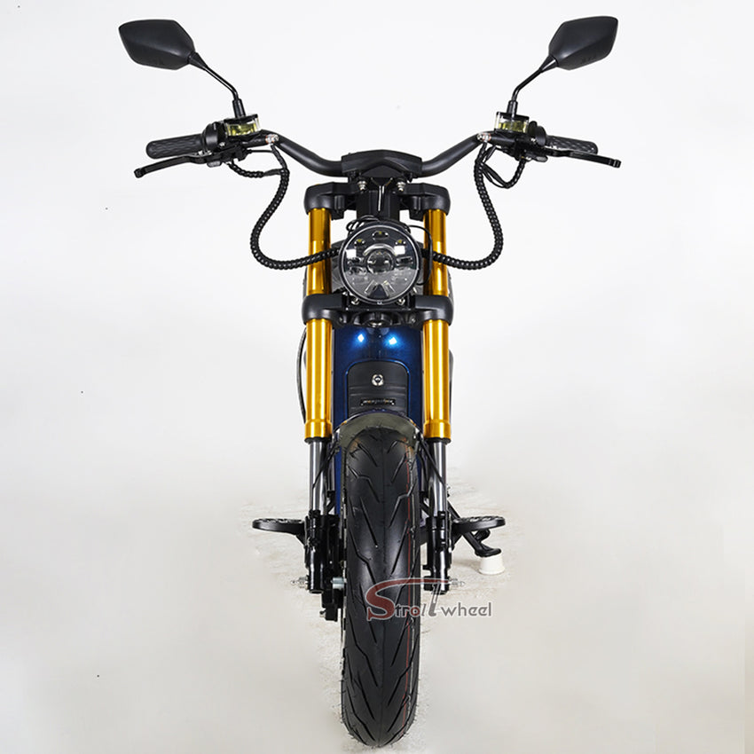 EU Stock Mangosteen M8S 2 Wheel 4000W 72V 35AH Battery Citycoco Chopper Max Speed 80km/h