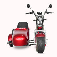 ES1004Max Citycoco 2000W 60V 12Ah Battery 3 Wheel Electric Tricycle With Sider Car Chopper Scooter Motorcycle