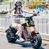 EU Stock M8S 4000W 72V 35AH Battery 2 Wheel Citycoco Chopper Max Speed 80km/h