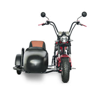 CP-4PS Max Citycoco 3000W 60V 30Ah Battery 3 Wheel Electric Tricycle Chopper Motorcycle With Sider Car