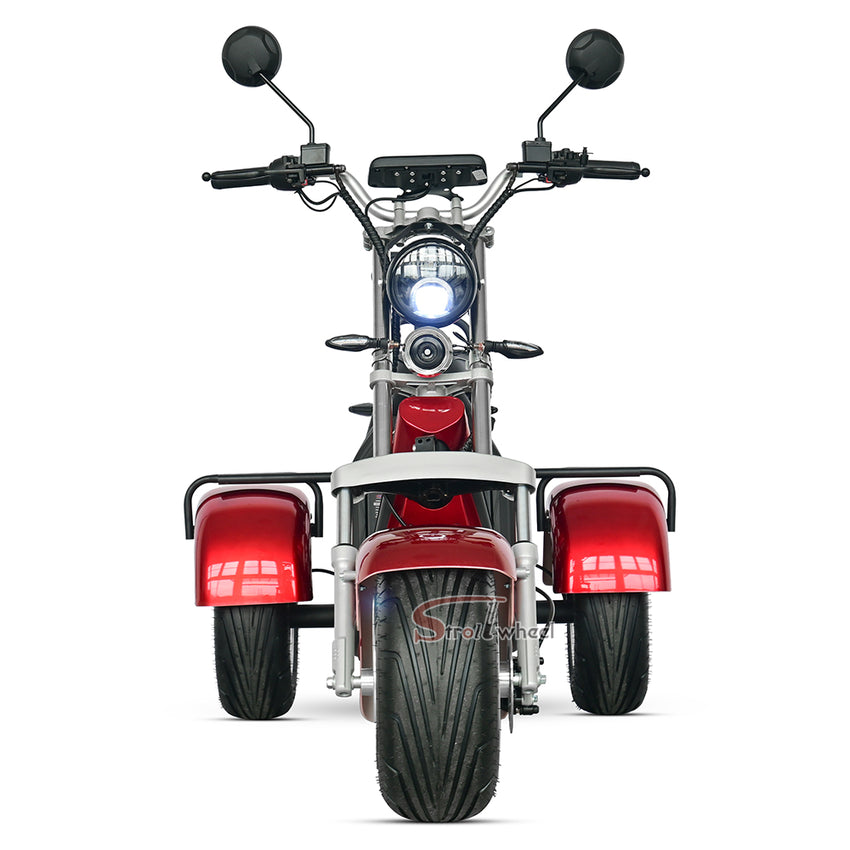 Germany Warehouse CP-3 2000W 60V 20Ah+20Ah Tricycle Citycoco Scooter