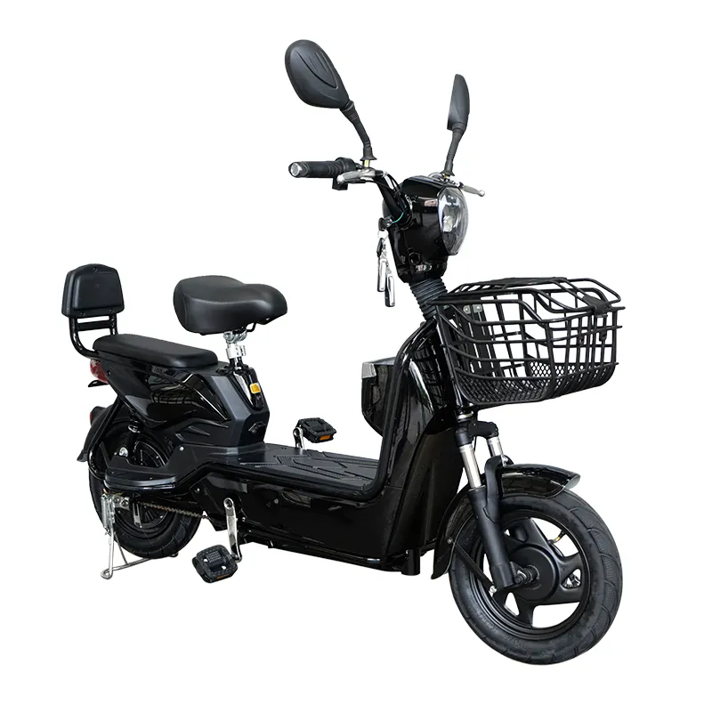 ST-02 350W Motor 48V 12AH Battery Electric Motorcycle