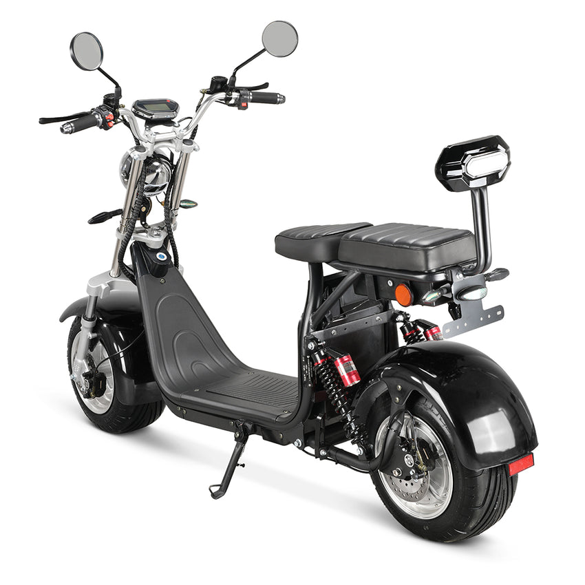 EU Warehouse CP-1.6 Electric Scooter Citycoco 1500W 60V 2*20Ah Speed 25km/h on COC