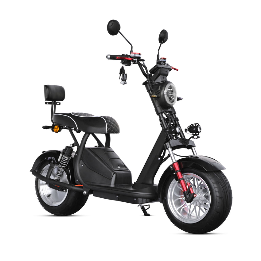 M5(X16) Strollwheel Citycoco Scooter 2 Wheel Mini Chopper with 2000W 60V 12AH Battery