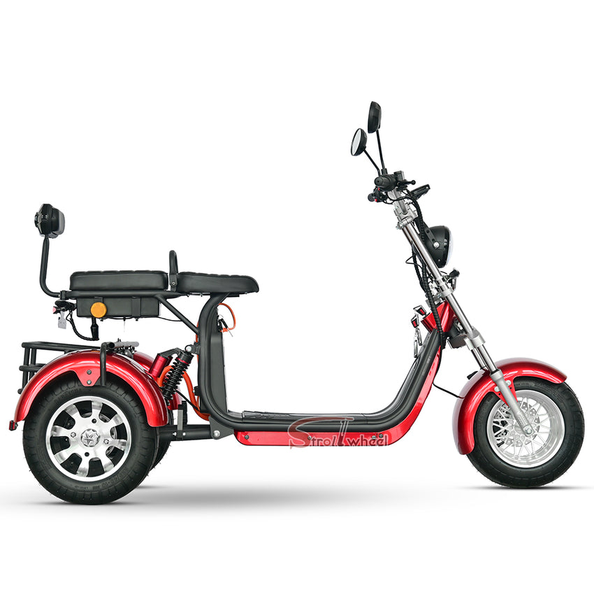 Germany Warehouse CP-3 2000W 60V 20Ah+20Ah Tricycle Citycoco Scooter