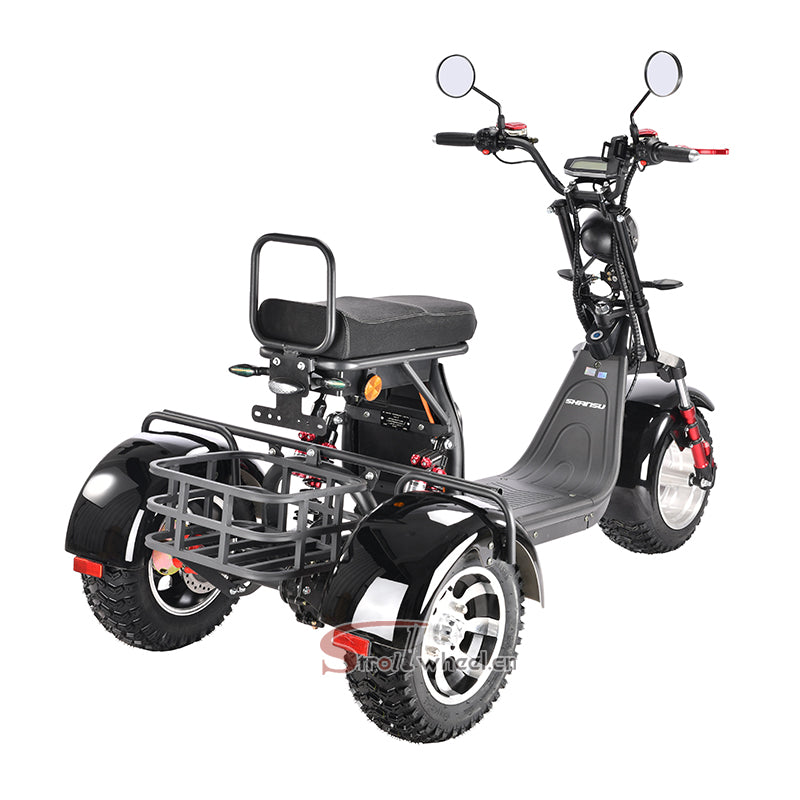 CP-3 3000W 60V 21AH Battery Tricycle Citycoco Motorcycle 3 Wheel