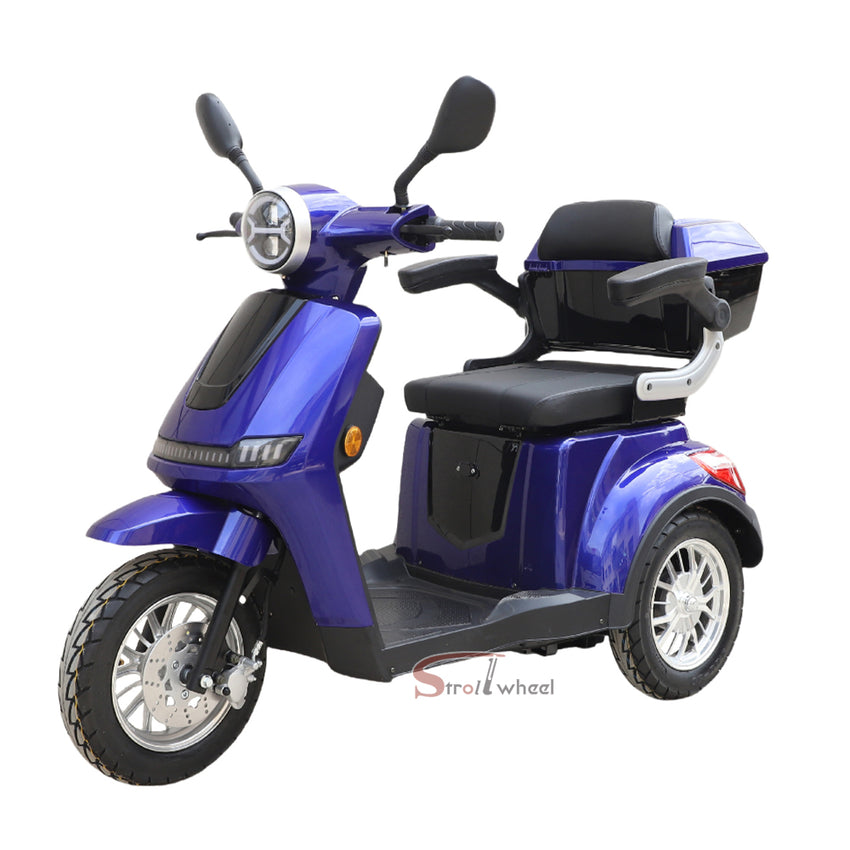 T3-7 650W 60V 20AH Battery Electric Mobility Scooter 3 Wheel