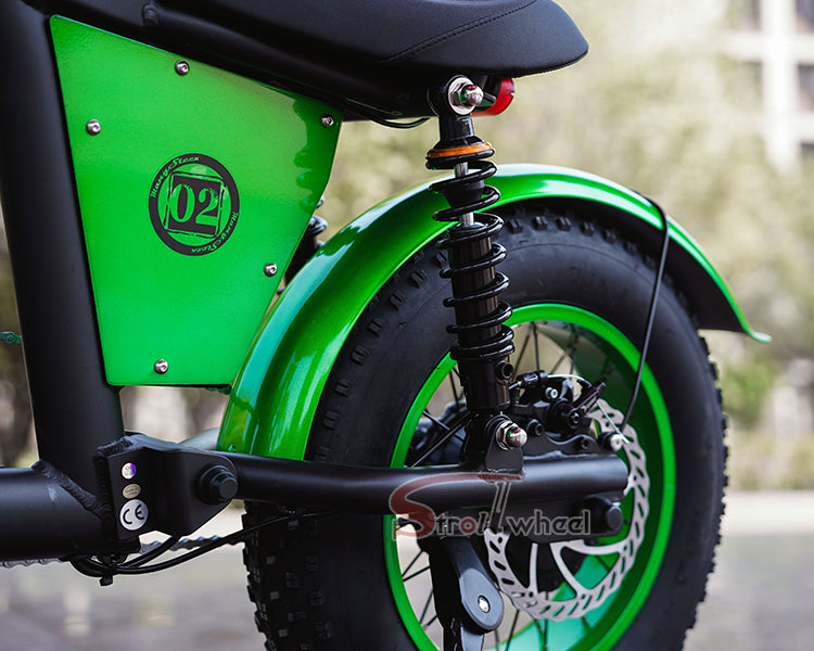 EU Warehouse FT-02 Mini City Electric Fat Tire E-bike 500W 48V 15Ah Lithium Battery Powered City Bike