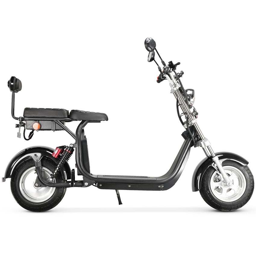 EU Warehouse CP-1.6 Electric Scooter Citycoco 1500W 60V 2*20Ah Speed 25km/h on COC