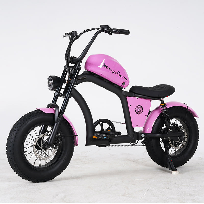 EU Warehouse FT02 Mini Chopper 500W 48V 15AH Battery Max Speed 40km/h