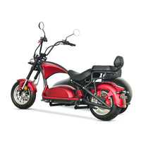 CP-4PS Max Citycoco 3000W 60V 30Ah Battery 3 Wheel Electric Tricycle Chopper Motorcycle With Sider Car
