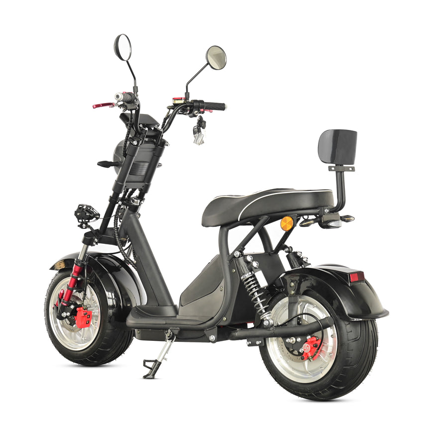 M5(X16) Strollwheel Citycoco Scooter 2 Wheel Mini Chopper with 2000W 60V 12AH Battery