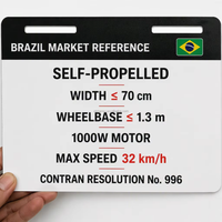 M15 SHANSU Electric Scooter 1000W Brazil Citycoco 32KM/H Speed