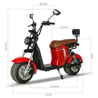 M15 SHANSU Electric Scooter 1000W Brazil Citycoco 32KM/H Speed