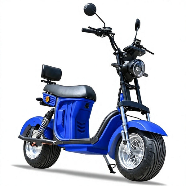 M7 StrollWheel Mini Citycoco Scooter 2000W 60V 12Ah Battery Electric Motorcycle Chopper for Brazil