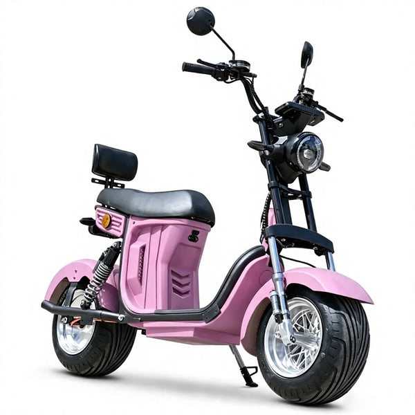 M7 StrollWheel Mini Citycoco Scooter 2000W 60V 12Ah Battery Electric Motorcycle Chopper for Brazil