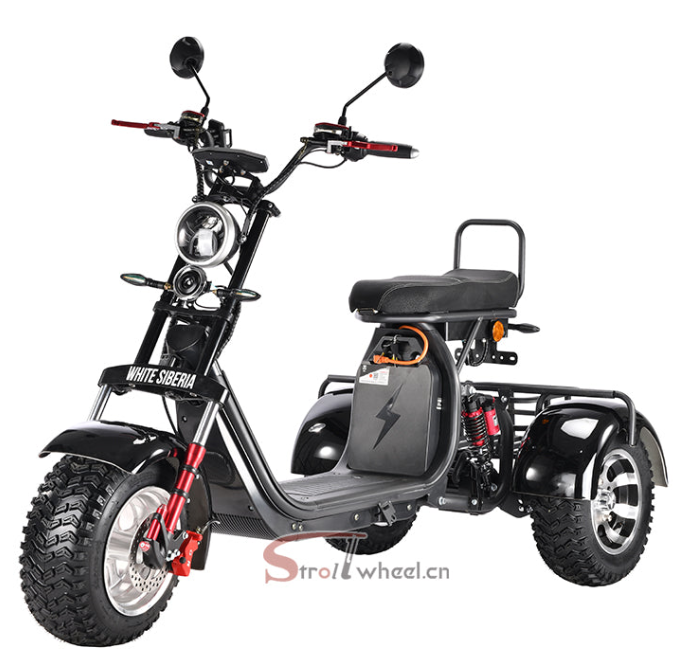CP-3 3000W 60V 21AH Battery Tricycle Citycoco Motorcycle 3 Wheel