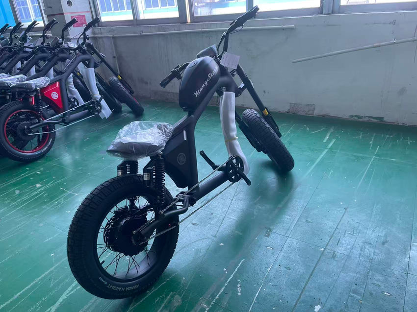 USA Warehouse FT-02 1500W 48V 30Ah Electric City Road Bike Fat Tire Ebike
