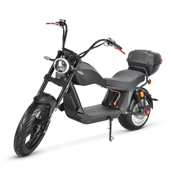 CP-6 2000W Motor 60V Citycoco Electric Scooter Motorcycle with Rear Box