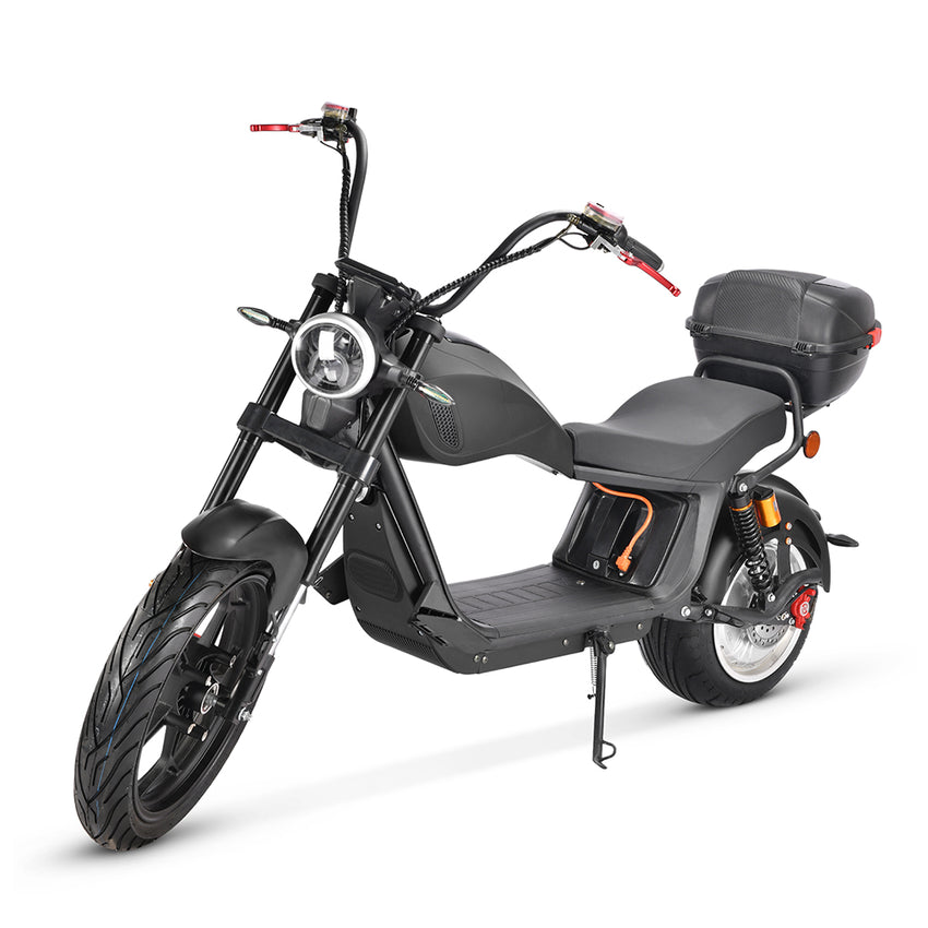 CP-6 2000W Motor 60V Citycoco Electric Scooter Motorcycle with Rear Box