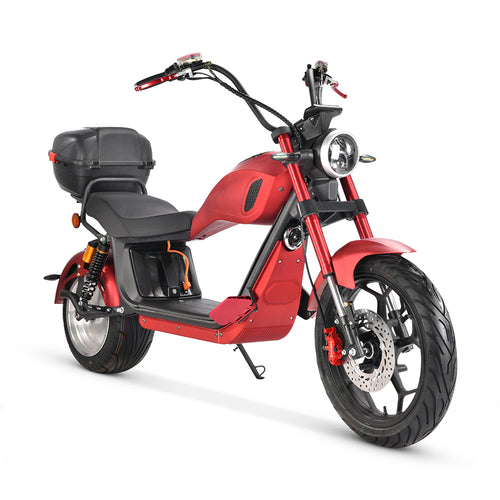 CP-6 2000W Motor 60V Citycoco Electric Scooter Motorcycle with Rear Box
