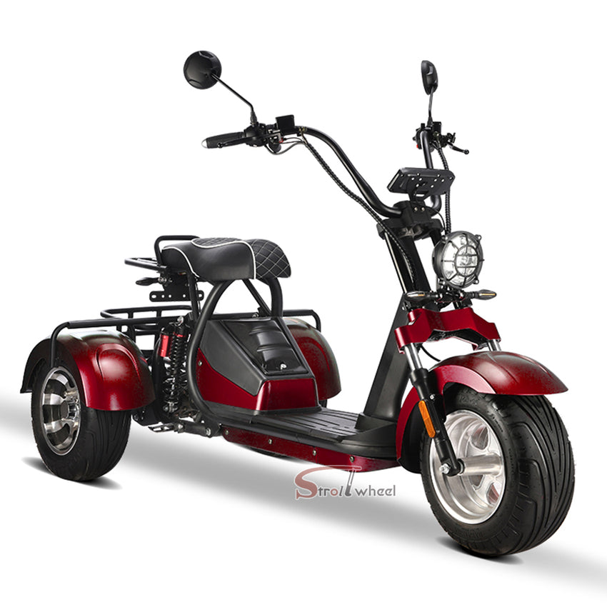 HM-3 2000W Motor 60V 20AH Battery Electric Tricycle Citycoco