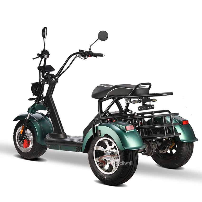 HM-3 2000W Motor 60V 20AH Battery Electric Tricycle Citycoco