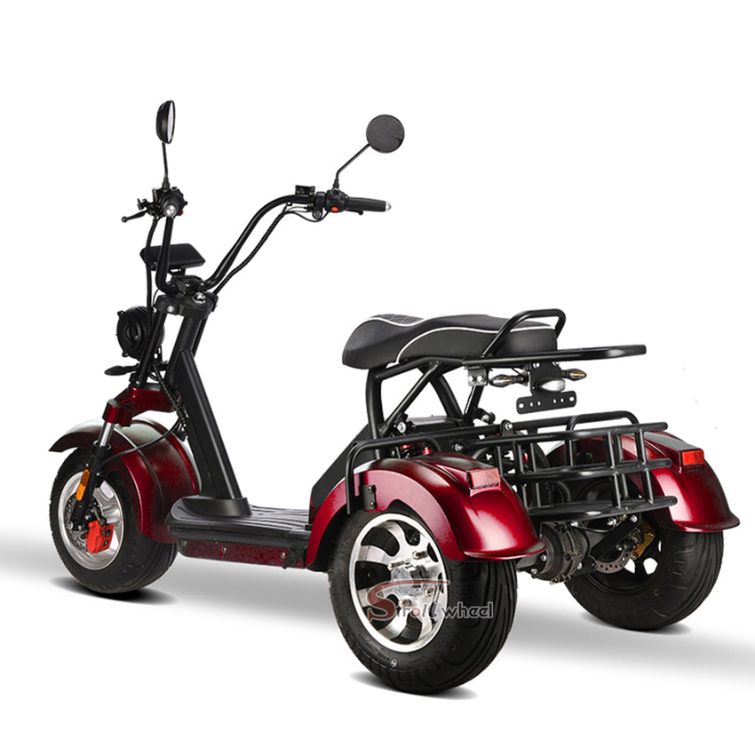 HM-3 2000W Motor 60V 20AH Battery Electric Tricycle Citycoco