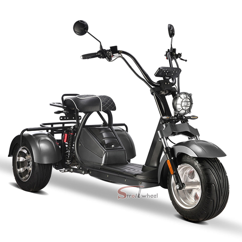 HM-3 2000W Motor 60V 20AH Battery Electric Tricycle Citycoco