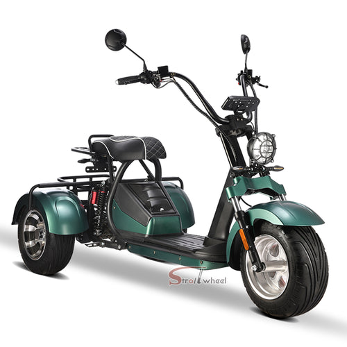 HM-3 2000W Motor 60V 20AH Battery Electric Tricycle Citycoco