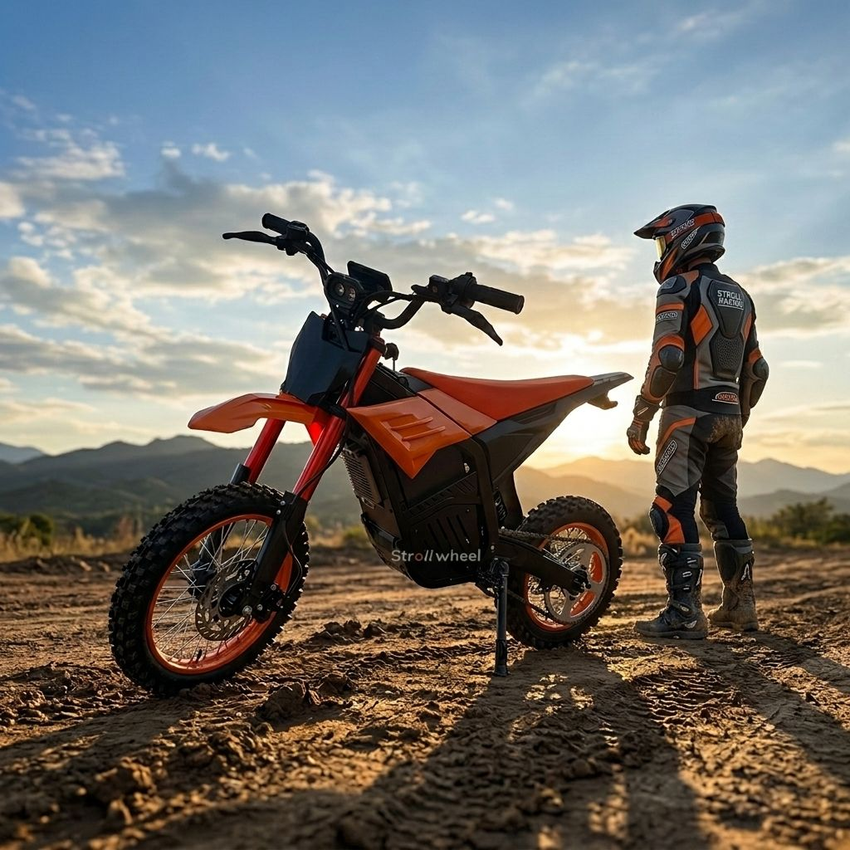 QC-Y01 Youth Electric Dirt Bike Motorcycle 65km/h