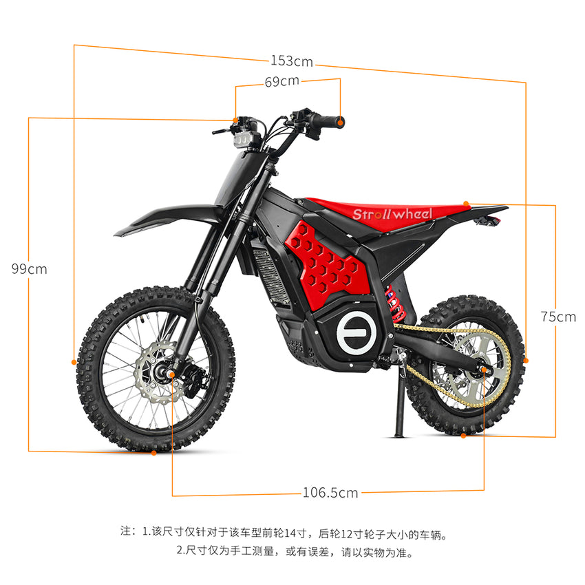 Q7 Powerful 4500W Electric Dirt Bike Off-Road Motorcycles with Brushless Motor