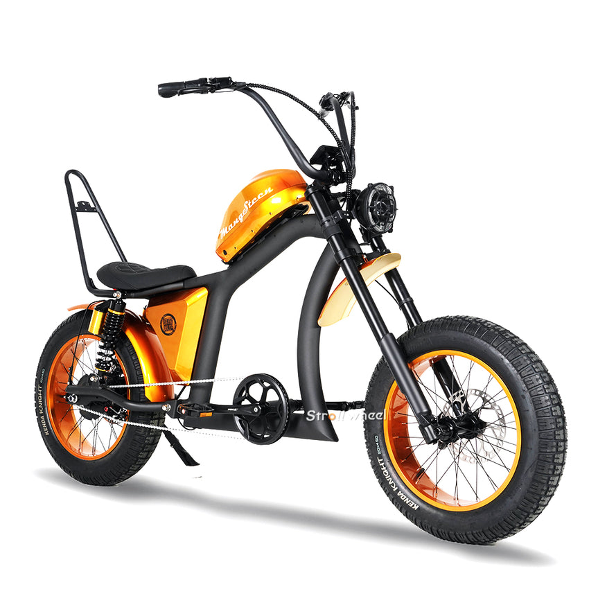 FT02 Electric City Bike 1500W 52V 27Ah with Higher Handle