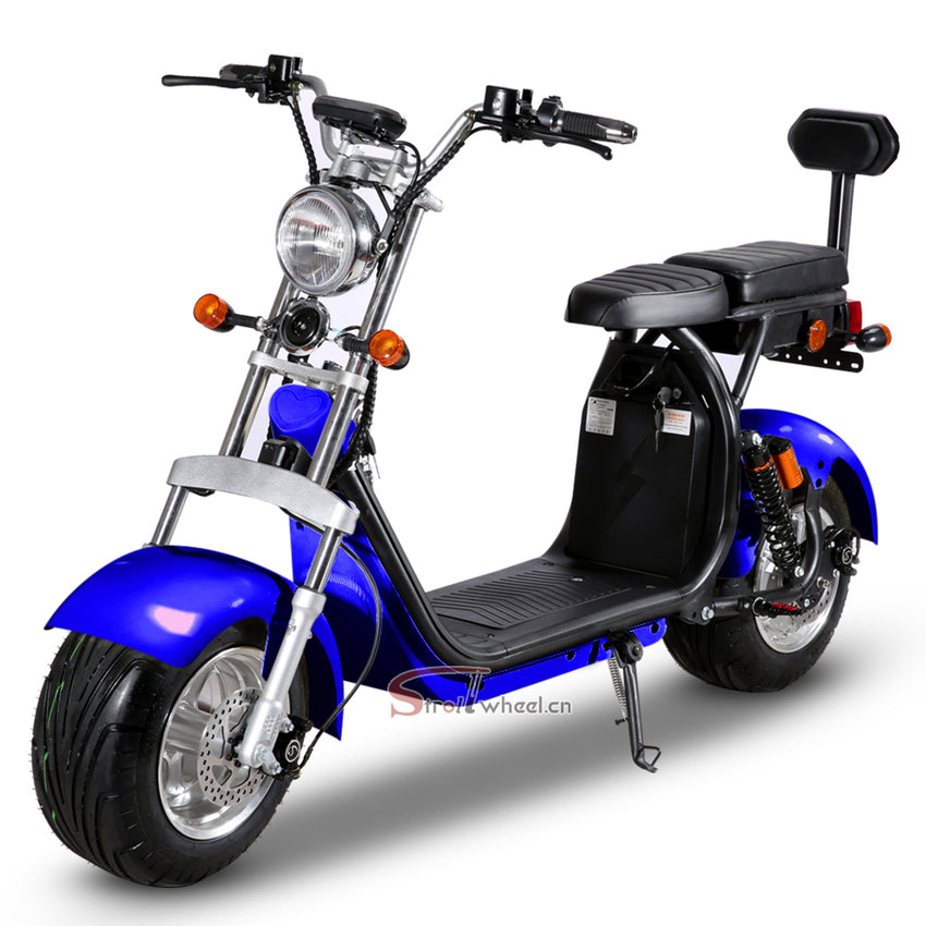 CP-1.6 1500W Electric Scooter Citycoco Chopper with Two Seater
