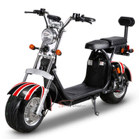 CP-1.6 1500W Electric Scooter Citycoco Chopper with Two Seater