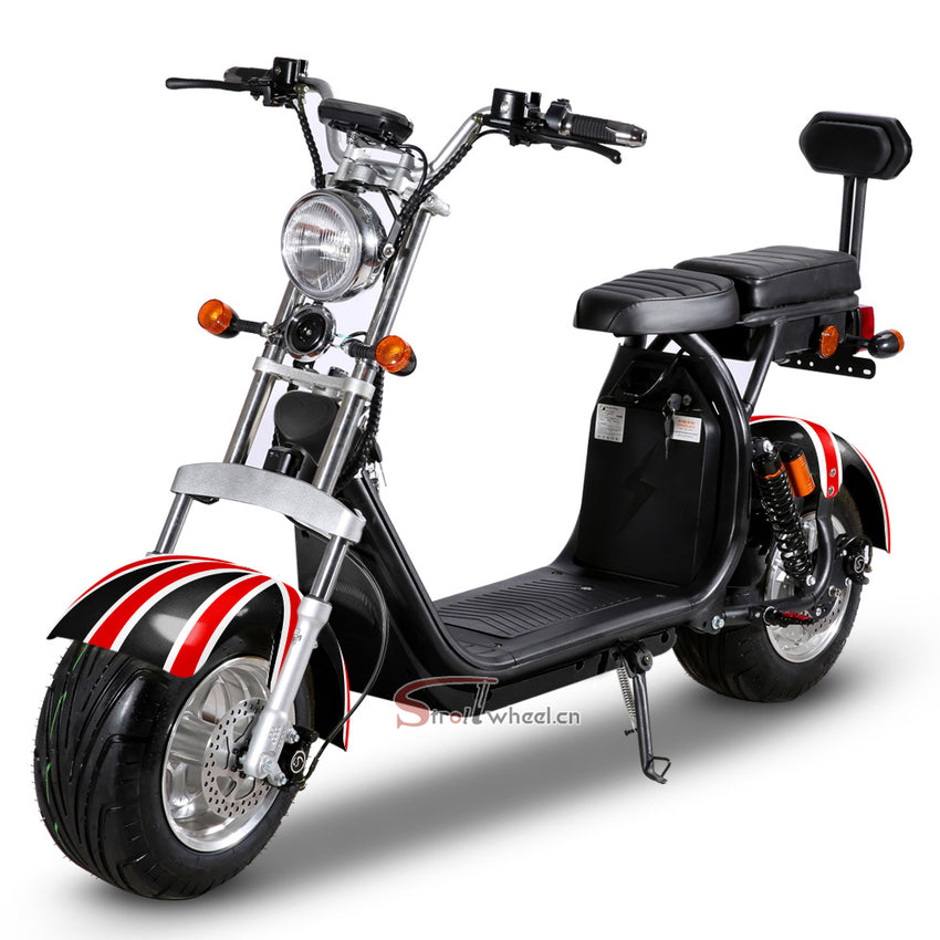 CP-1.6 1500W Electric Scooter Citycoco Chopper with Two Seater