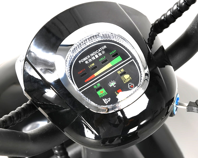 ES1001 1500W Motor 60V 12AH Battery Citycoco Electric Chopper