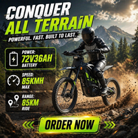 SS-6.0 High Speed Chopper Dirt Bike Mountain Riding Electric Motorcycle